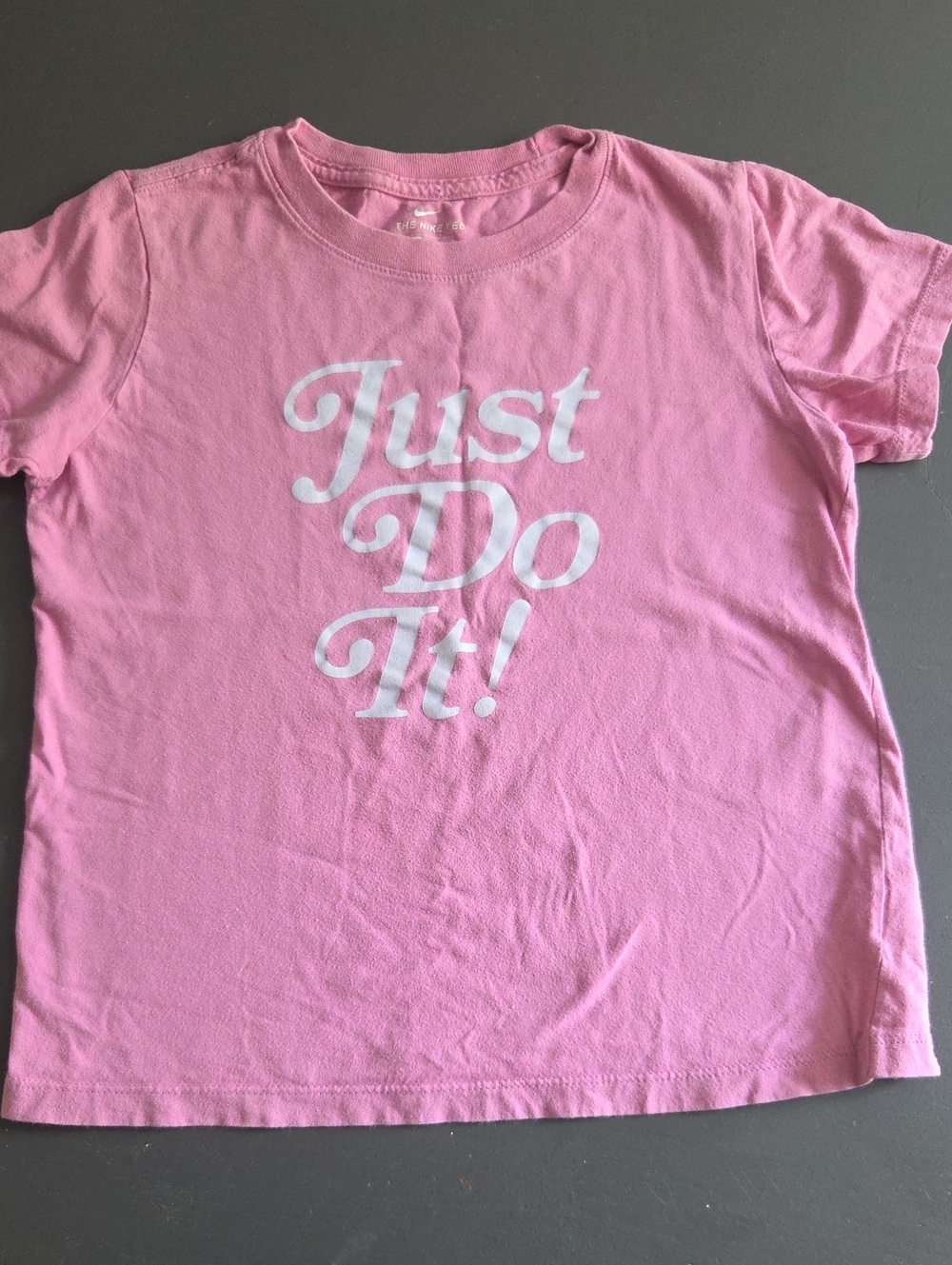 Nike Kids Pink Graphic 'Just Do It!' Tee